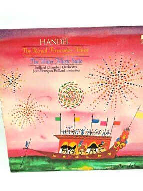 HANDEL royal fireworks music WATER MUSIC SUITE LP vinyl record album - READ